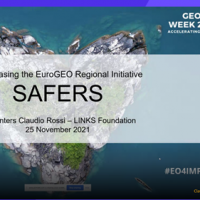 SAFERS participation at the GEO Week 2021